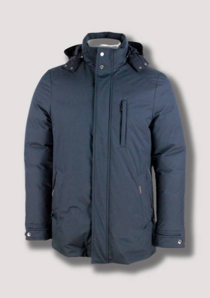 Parka doudoune matelassée avec capuche amovible