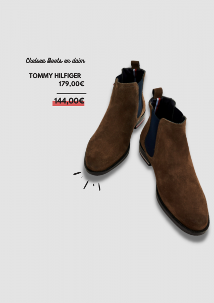Boots Tommy Hilfiger soldes