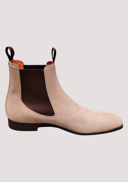 Bottines en daim pour homme Santoni