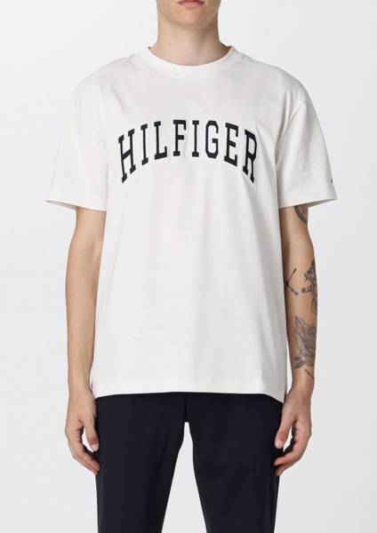 Nouveau t-shirt blanc avec logo pour homme Tommy Hilfiger pour homme à Lyon