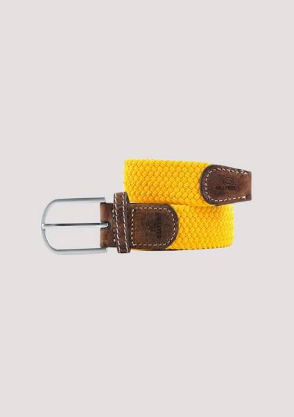 Ceinture tressée billy belt jaune pour homme à Lyon
