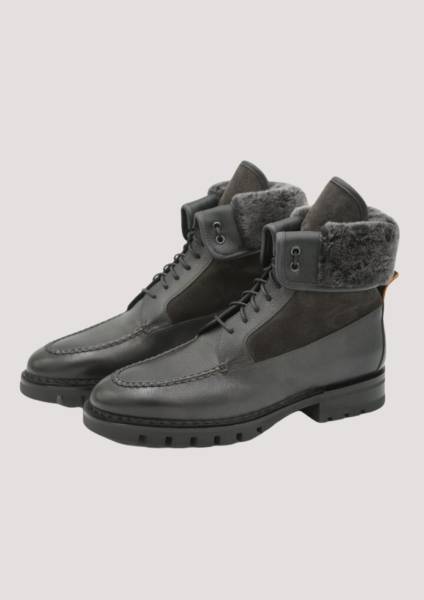 ou trouver des bottines fourrées pour homme Santoni