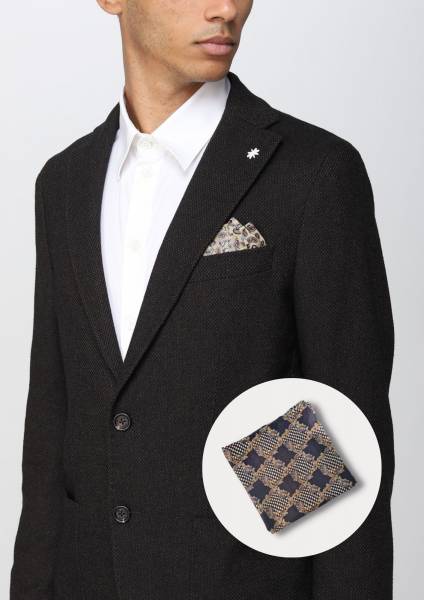 Blazer Manuel Ritz et pochette veste en soie Alexandre