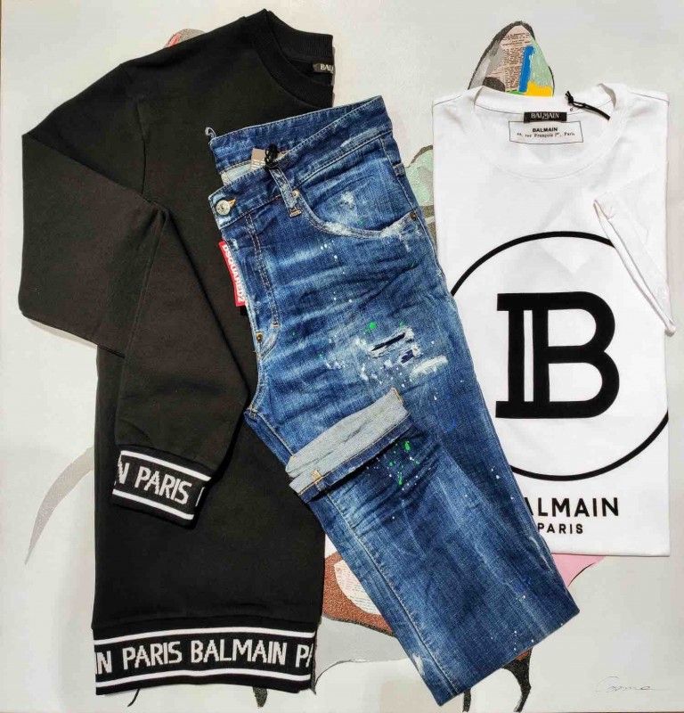 sweat-shirt pour Homme Balmain à Tassin la demi lune