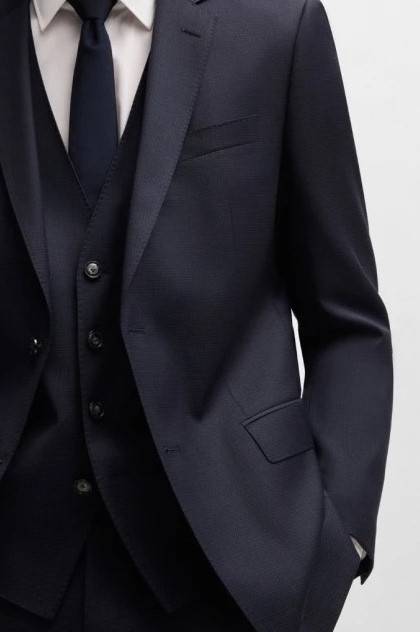 Costume de Mariage pour Homme Bleu nuit à Lyon